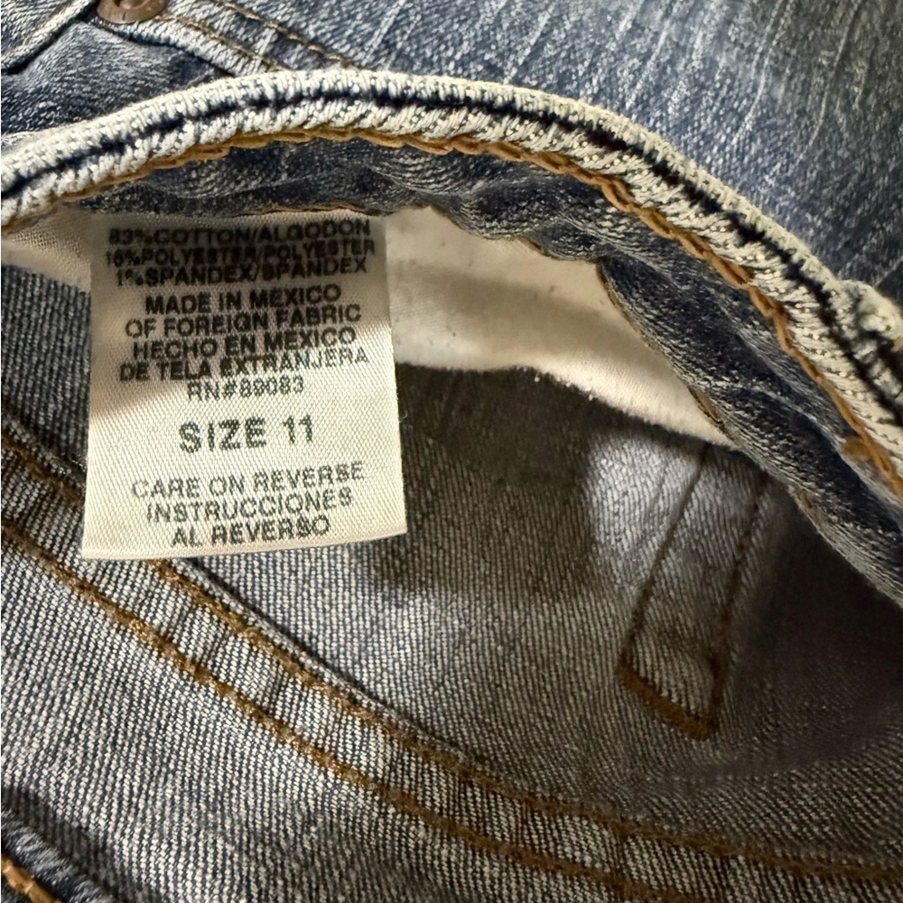 Iei Y2K Classic Blue Denim Jeans - Picture 3 of 5